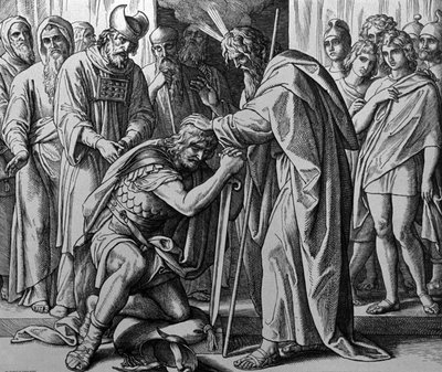 Moses and Joshua by Julius Schnorr von Carolsfeld