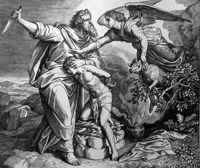 Sacrifice of Isaac by Julius Schnorr von Carolsfeld