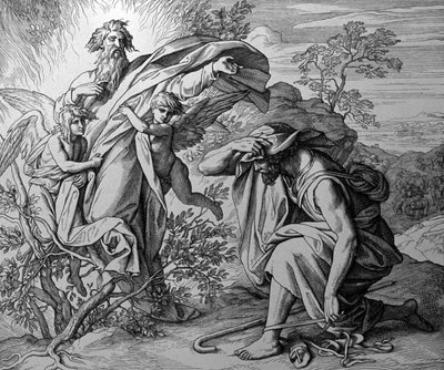 The Burning Bush by Julius Schnorr von Carolsfeld