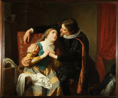 Egmont and Klärchen by Julius von Blaas
