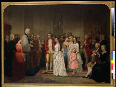 The Marriage of Washington by Junius Brutus Stearns