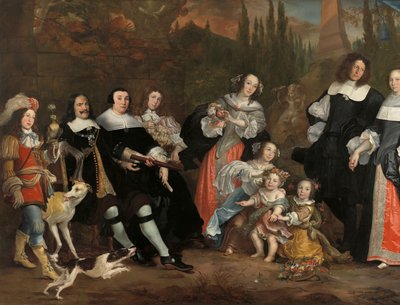 Michiel de Ruyter and his Family by Juriaen Jacobsz.