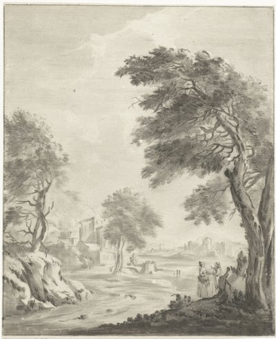 Landscape with Road by Jurriaan Cootwijck