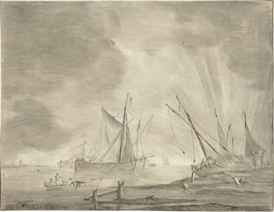 River Landscape by Jurriaan Cootwijck