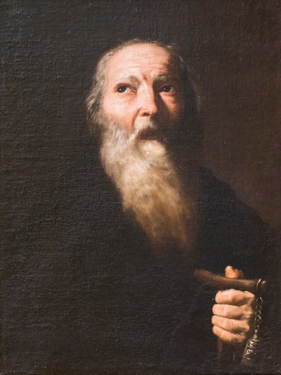 Saint Anthony Abbot by Jusepe de (1591 1652) Ribera