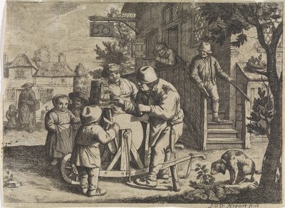 Scissors Grinder by Justus van den Nijpoort