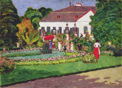 Manor House in Kertvelyes by József Rippl Rónai