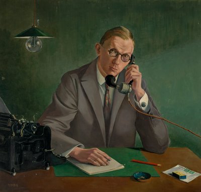 Portrait of Dr. E. Müller-Kamp by Käthe Hoch
