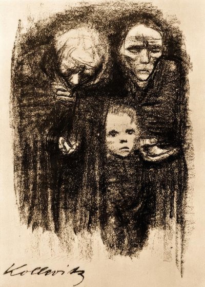 Begging by Käthe Kollwitz