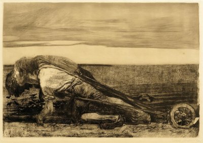 The Ploughmen by Käthe Kollwitz