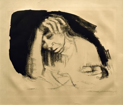 Home Work by Käthe Kollwitz