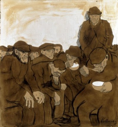 In the Warm Halls by Käthe Kollwitz