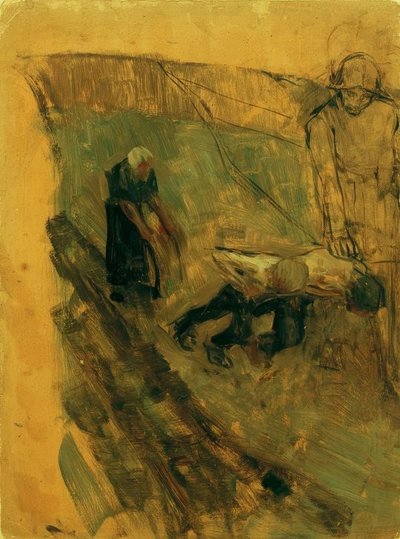 K. Kollwitz, The Ploughmen by Käthe Kollwitz