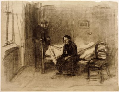 Young Couple by Käthe Kollwitz