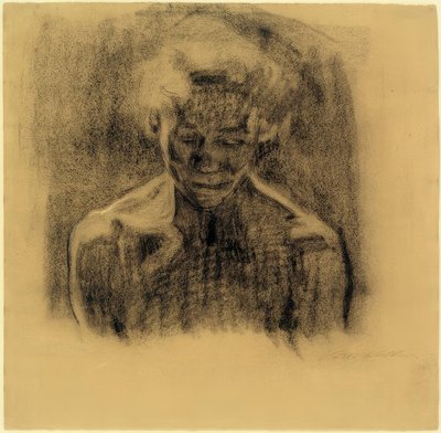 K. Kollwitz, Female Half-Nude by Käthe Kollwitz
