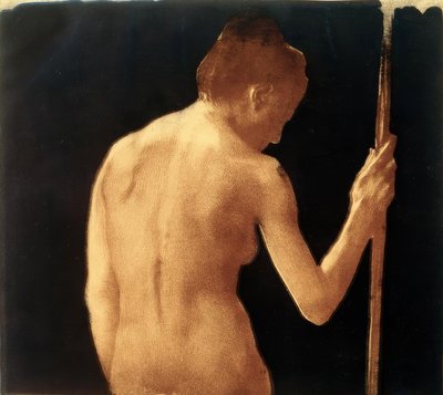 Käthe Kollwitz, Female Half-Nude Back 1901 by Käthe Kollwitz
