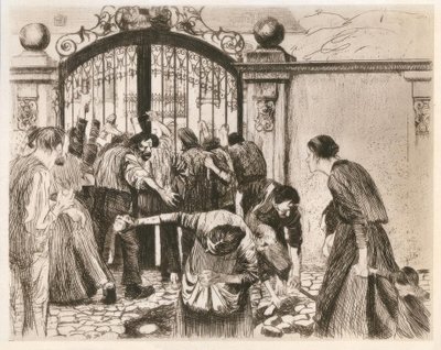 Storm by Käthe Kollwitz