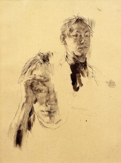 Two Self-Portraits by Käthe Kollwitz