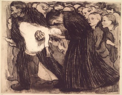 Run Over by Käthe Kollwitz