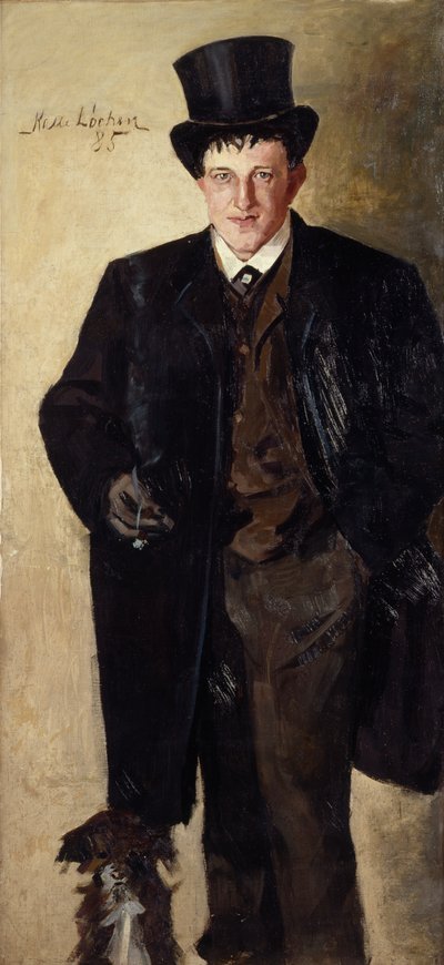 Self-portrait by Kalle (1865 93) Lochen
