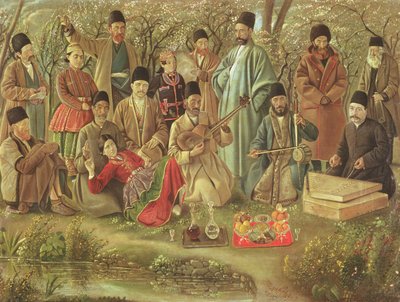 Persian Musicians by Kamal Al Molk