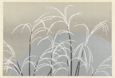 Moon and Grass by Kamisaka Sekka