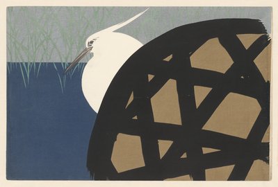 White Heron by Kamisaka Sekka