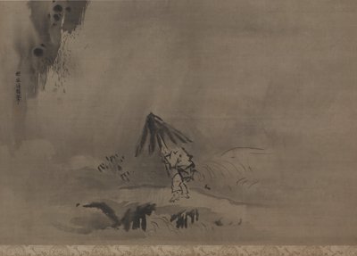 Evening Shower by Kanō Tan’yū