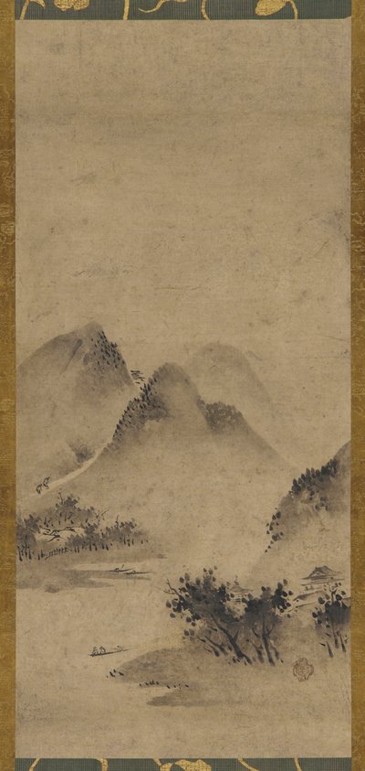 Landscape, Muromachi Period, 16th Century by Kano Motonobu