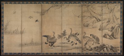 Wild Geese by Kano Sanraku