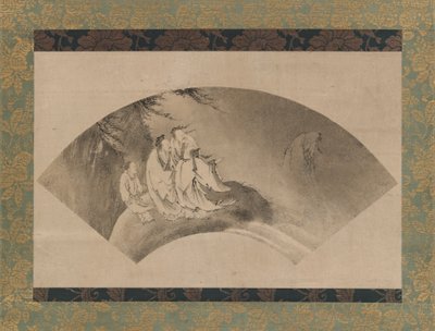 Resshi Flying on a Cloud by Kano Yukinobu