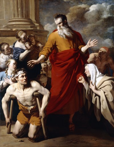 Saint Paul Healing the Sick at Lystra by Karel Dujardin