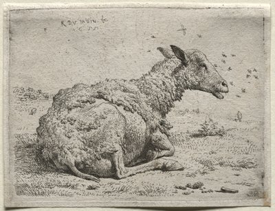 The Sheep and the Flies by Karel Dujardin