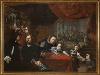 Dionysio Miseroni and his Family by Karel Škréta