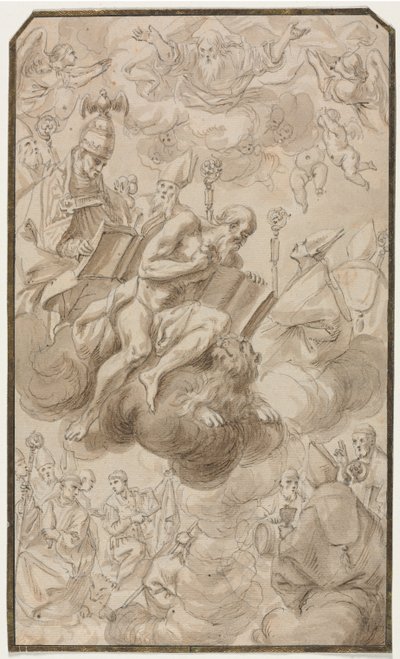 Ascension of Saint Jerome by Karel Škréta