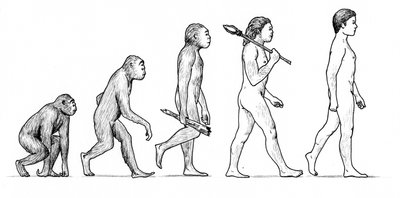 Evolution of Man by Karen Humpage