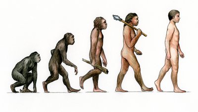 Evolution of Man by Karen Humpage
