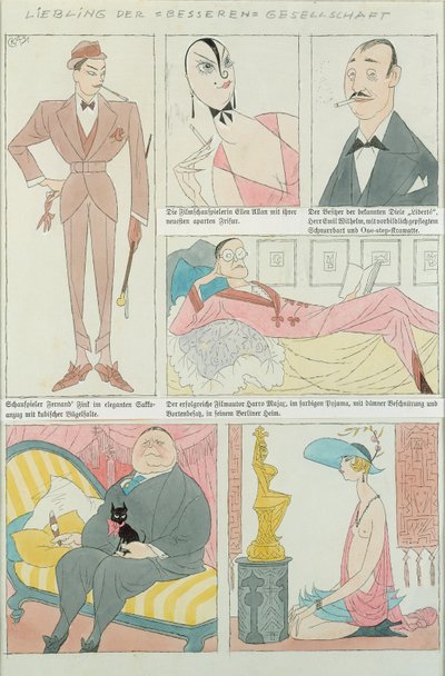 The Darling of Society by Karl Arnold