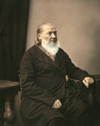 Sergei Aksakov, Russian Author by Karl August Bergner