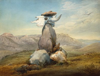 Assinboin Medicine Sign by Karl Bodmer