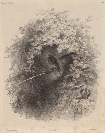 A Shelter by Karl Bodmer