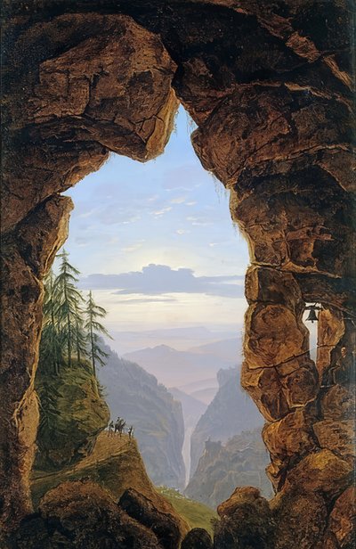 Rock Arch. 1818 by Karl Friedrich Schinkel