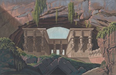 Temple among Rocks, 1847-49 by Karl Friedrich Thiele