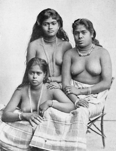 Three Tamil Girls of the Deccan by Karl Hagenbeck