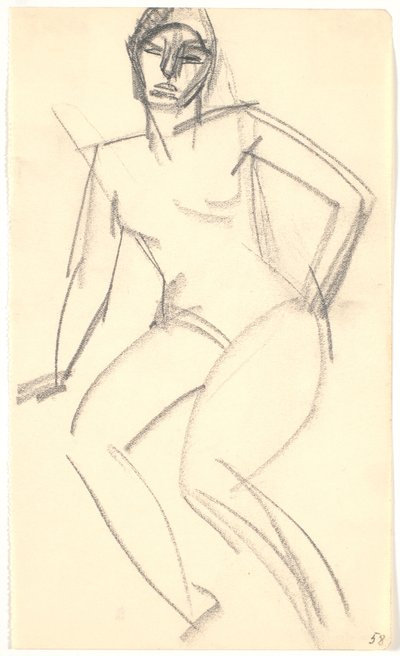 Seated Model by Karl Isakson