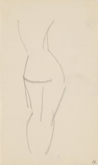 Standing Model, Seen from Behind by Karl Isakson