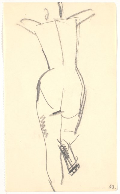 Standing Model, Seen from Behind by Karl Isakson