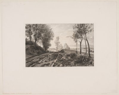 Landscape with Road by Karl Jensen