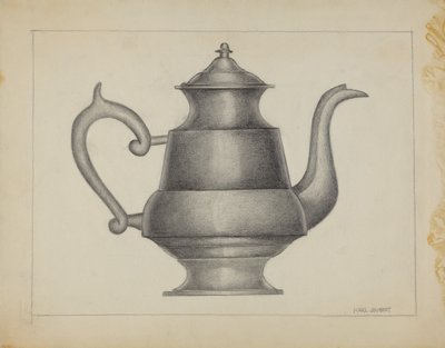 Pewter Teapot by Karl Joubert