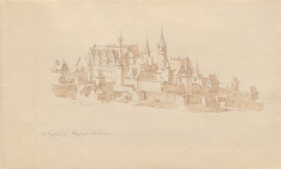 The Castle at Kaiserslautern by Karl Julius Von Leypold